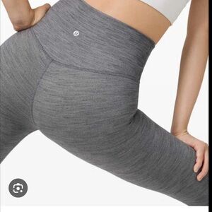 Lululemon Align Gray High-Waisted Leggings 28”